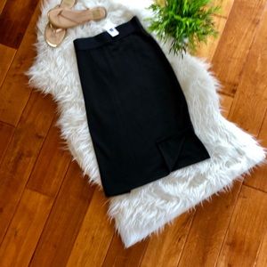 NWT GAP Black Knit Pencil Skirt.